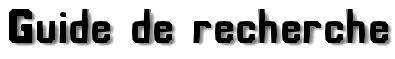 Guide de recherche